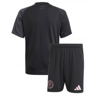 Inter Miami Vonkajší Detský futbalový dres 2025-26 Krátky Rukáv (+ trenírky)